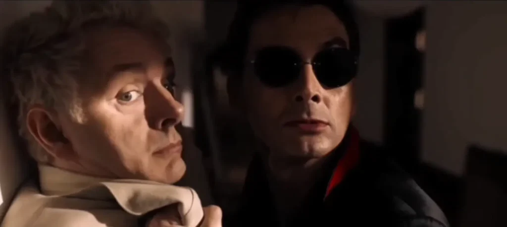 30+ Must-Watch American BL Series: From Comedy to Heartbreak and Everything Queer 2 The gayest moment in Good Omens (Season 1 episode 2 0-13 screenshot